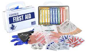 Certified Safety 10PW ANSI General Purpose First Aid Kit – Poly White Case