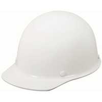 MSA Skullgard Protective Cap White - w/ Fas-Trac III Suspension, Standard