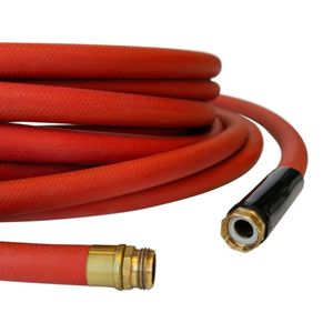 NoTrax Hot Water Hose T43 for Food Service Kitchens Red