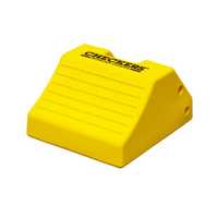 Checkers Heavy-Duty Wheel Chock 65-105 in. Tires 275 Ton Capacity