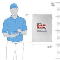 First Aid Only 4 Shelf OSHA First Aid Station