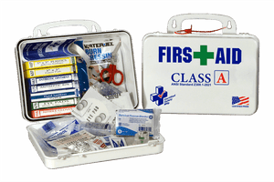 Certified Safety 16PW Class A 21 ANSI 18M First Aid Kit – Poly White Case