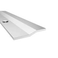 Pemko 3572SP80 80" 6' 8" Offset Security Bar Galvanized Steel Finish
