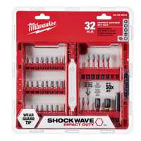 Milwaukee Impact Duty Alloy Steel Screw Driver Bit Set (32-Piece)