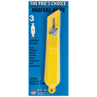 US Blades Roofer's Knife with 3 Blades