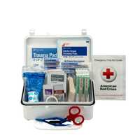 First Aid Only 10 Person First Aid Kit, Weatherproof Plastic Case, OSHA Compliant