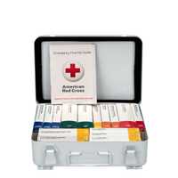 First Aid Only 25 Person 16 Unit ANSI A First Aid Kit, Steel, Weatherproof, ANSI 2015 Compliant