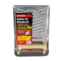 Wooster 9″ Golden Flo 3/8″ Nap Roller Kit