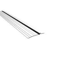Pemko 2005AV72 72" 6' x 5" x 1/2" Latching Panic Exit Saddle with Vinyl Mill Finish Aluminum Finish