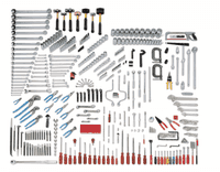 Wright Tool 425 Piece Mega Fractional Master Set 1/4" 3/8" 1/2" & 3/4" Drives Tools Only