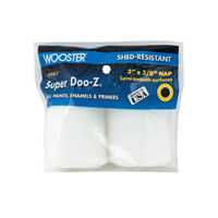 Wooster 3″ Super Doo-Z Deluxe Trim 3/8″ Nap Roller Refill – 2 pc.