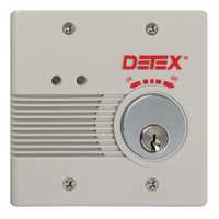 Detex EAX2500F Flush Mount ACDC Powered Alarm Gray Finish