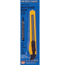 US Blades 13 Point Snap Blade Knife