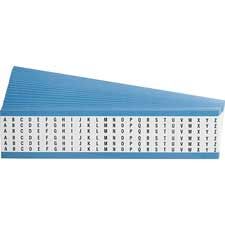 Brady Consecutive Letters Repeated Wire Markers
