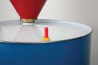 Justrite 5” Pop-Up Plastic Drum Gauge, Vertical, for 3/4" Bung - 08530