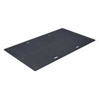 Checkers TrakMat Ground Protection Mat Black (44" x 96")