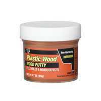 DAP Plastic Wood Non-Hardening Putty, Cherry 4 oz Jar