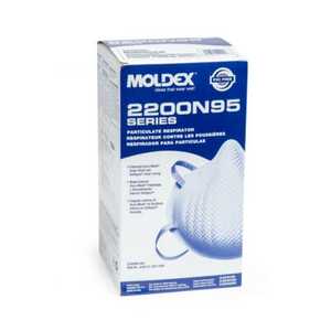 Moldex 2201N95 Disposable Particulate Respirator, Small, NIOSH Approved
